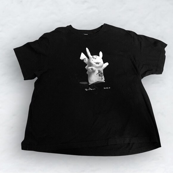 Pokemon x Pikachu x Uniqlo x Daniel Arsham T Shirt - Picture 1 of 4